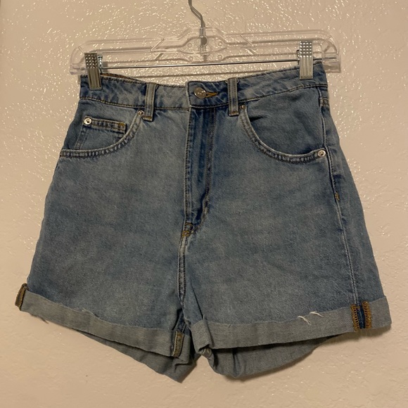 H&M Divided High Waist Denim Shorts - Picture 8 of 11